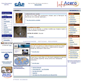 Tablet Screenshot of infoacero.cl